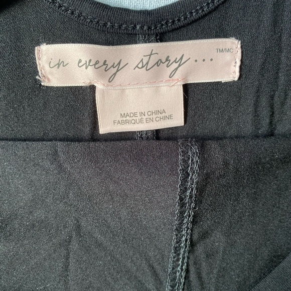 In Every Story Black Soft Jersey Knit Lounge relaxed Midi Dress. Size 1X - Picture 13 of 15